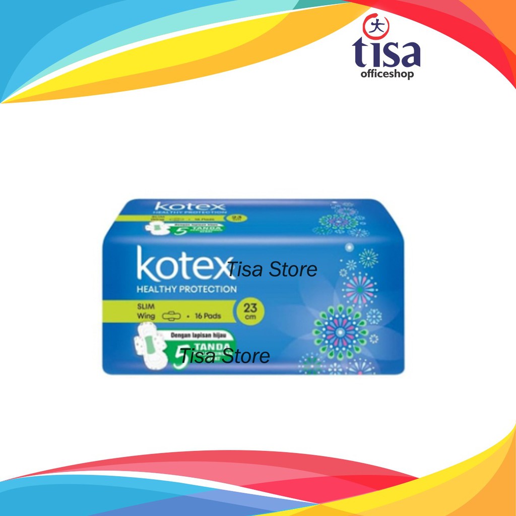 Pembalut Kotex Healthy Protection 23 cm Wing isi 16 pads