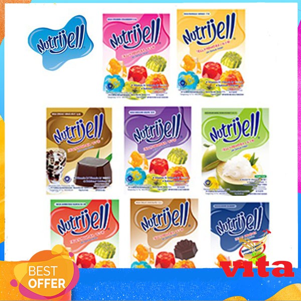 

Jeli Serbuk Instan Nutrijell 12x15gr