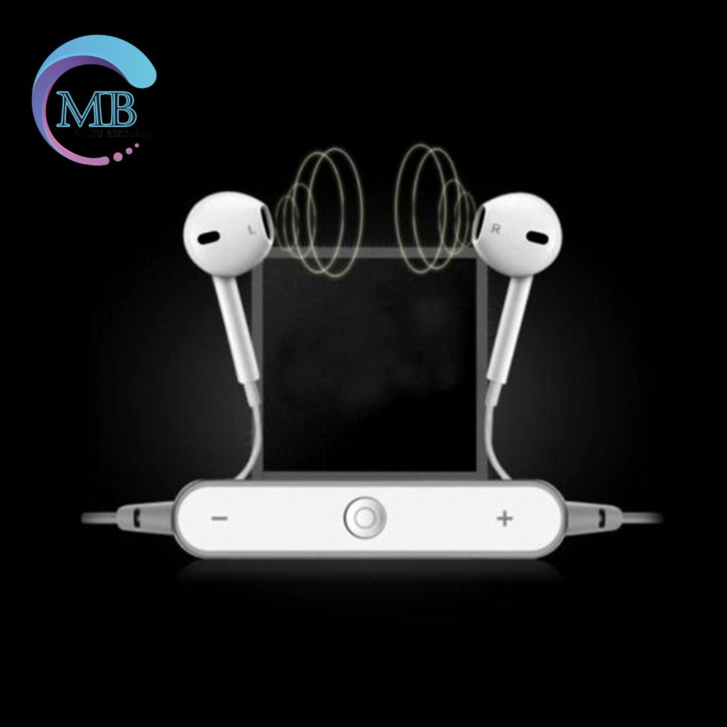 S6 Headset Headsfree Hf bluetooh tali sport super bAss wireless earphone MB1089