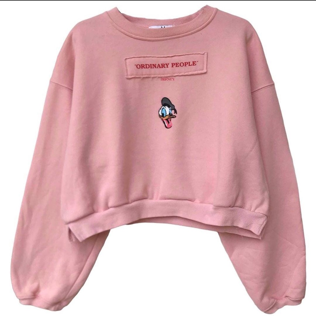 ORDINARY PEOPLE || DONALD SWEATER CROPTOP (IC)