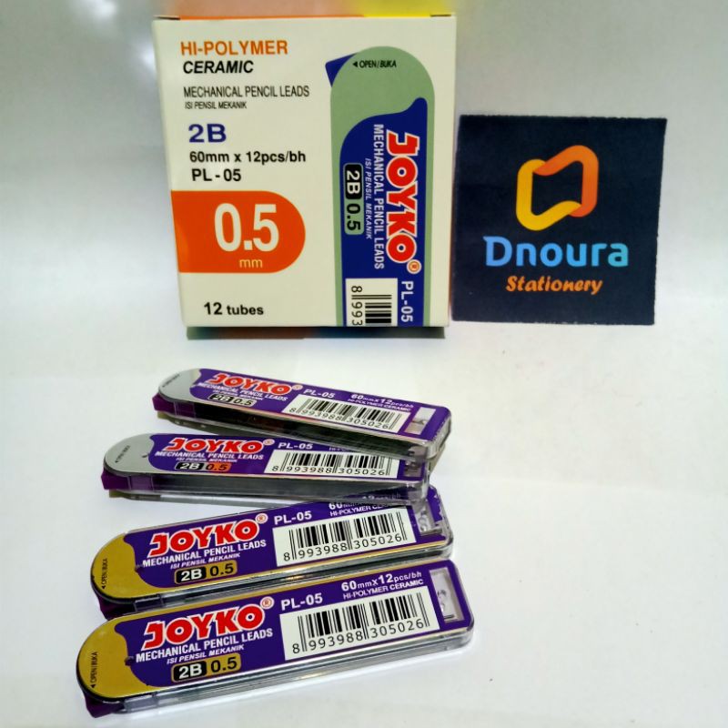 

SELUSIN ( 12 TUBE ) Refill Isi Ulang Pensil Mekanik Joyko PL-05
