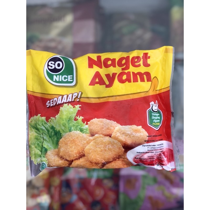 

Sonice Naget Ayam So Nice Nuget 500gr SEMARANG