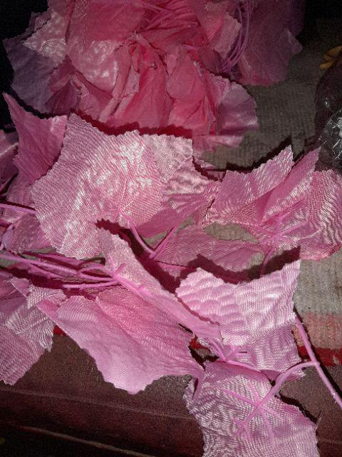 Satuan Agg Pink Panjang/ Daun Rambat Plastik/ Bunga Plastik/ Rumput Plastik/oasis/ Floral Foam