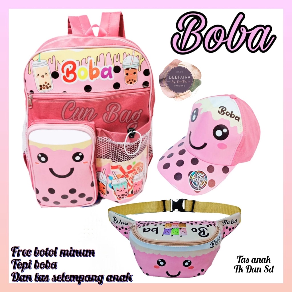 Tas Sekolah Anak Perempuan Motif B0b4 Paket Menarik Tas Untuk Anak Tk Dan SD