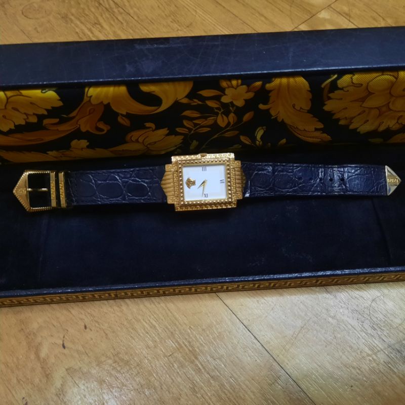 (SOLD) Jam Versace Medusa Signature Watch Original Swiss Preloved Bekas