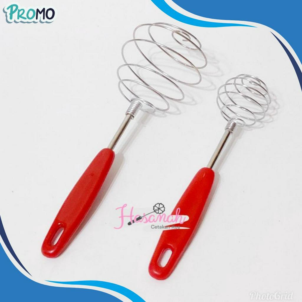 HANYA DISINI PROMO 11 Whisk Spiral Stirring  Kocokan Telur Adonan Kue Spiral Stainles