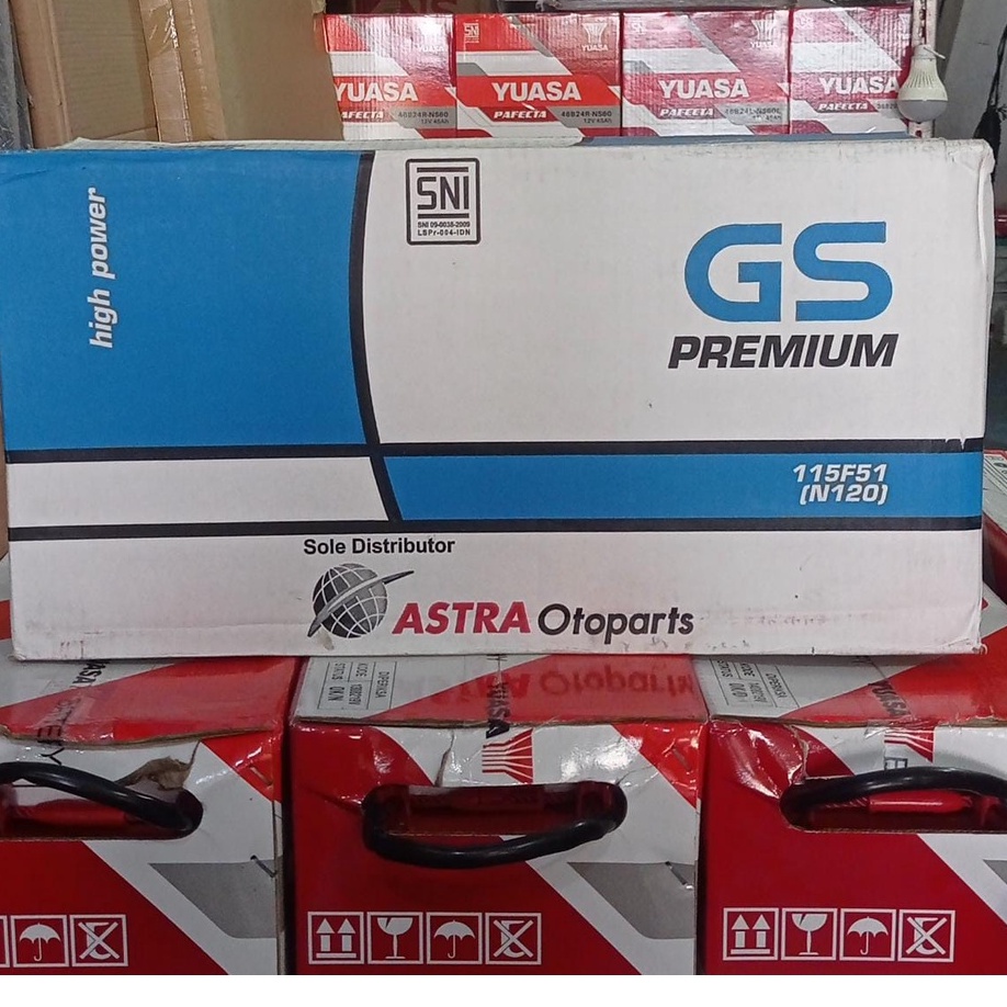 AKI MOBIL GS ASTRA 115F51 / N120 (120 AH) PREMIUM BASAH