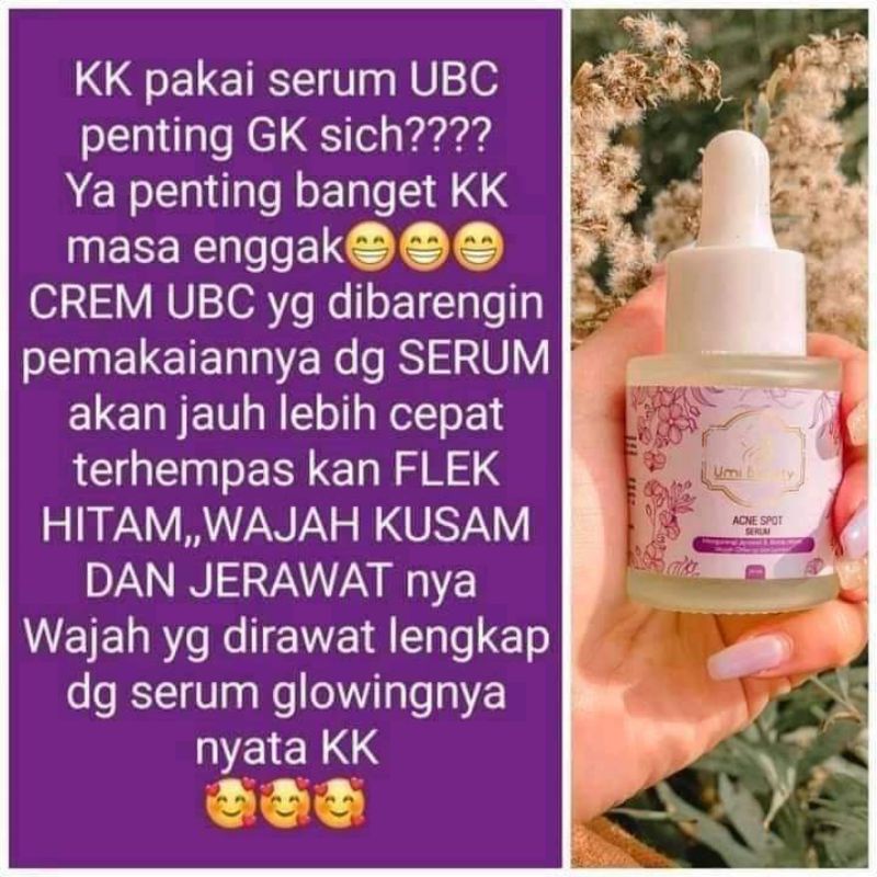 UMI BEAUTY CARE ACNE SPOT SERUM 20ml BPOM ORIGINAL 100%