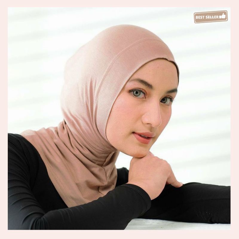 Hijab Jilbab Ciput Instan Segitiga Pashmina Premium Bergo Plisket Crinkle Inner Daleman Jilbab Ciput