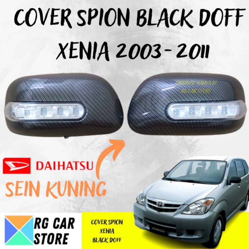 COVER SPION CARBON XENIA 2003-2011 DIJAMIN PNP BERKUALITAS