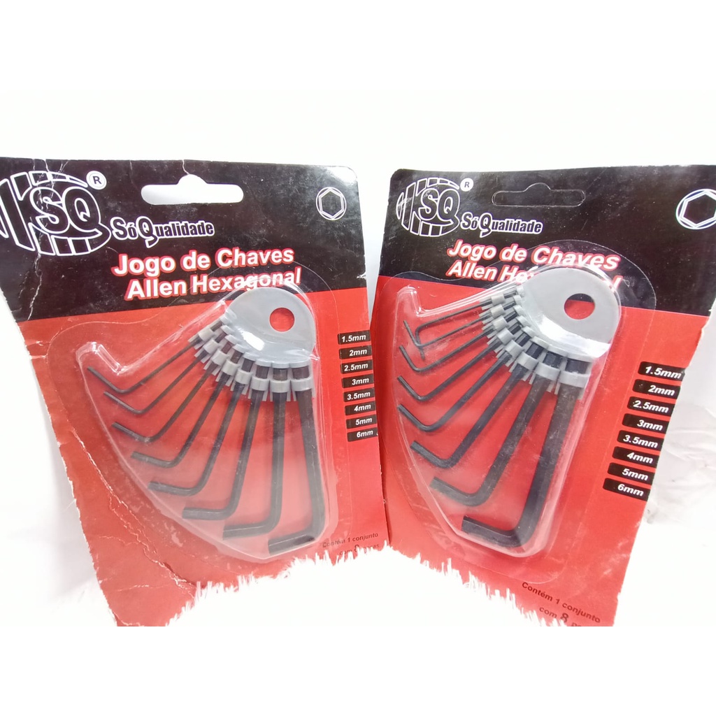 Kunci L Set Lengkap 8 Piece Ball Point Hex Key Murah Kunci L / Kunci L Set / Kunci L Panjang Lengkap