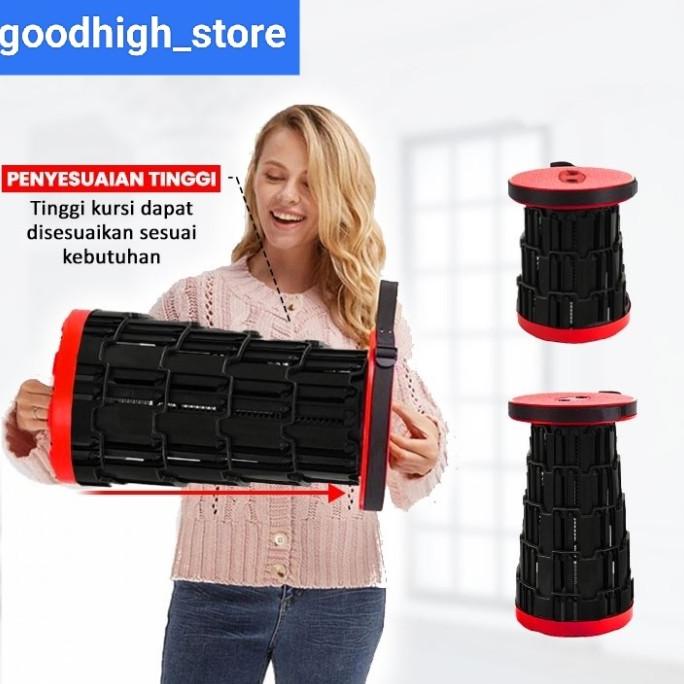 Kursi Lipat Portable Teleskopik Kursi Kemah