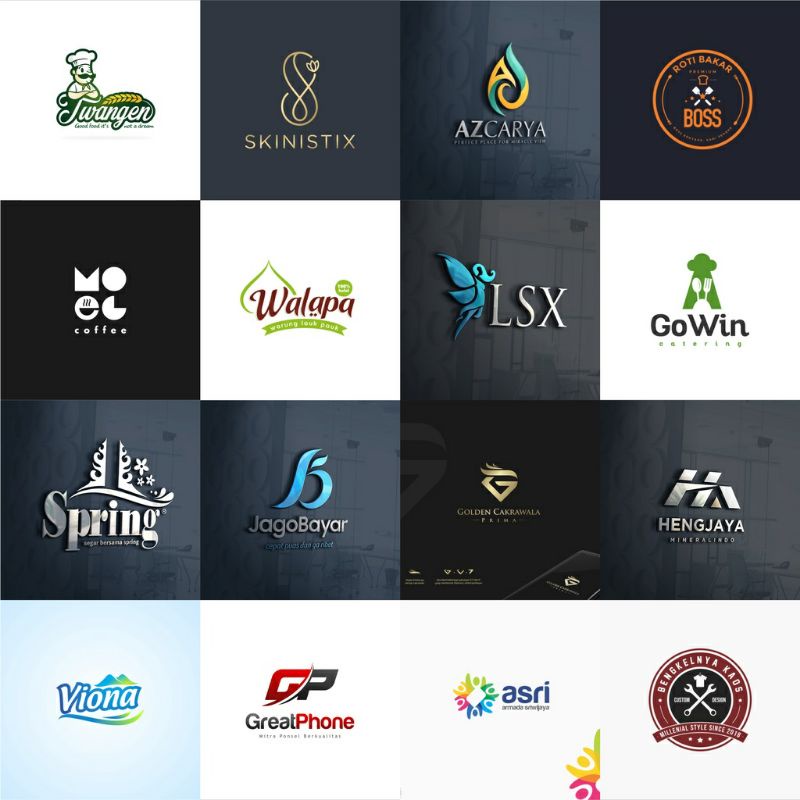 DESAIN LOGO PROFESSIONAL BUDGET MURAH TOKO / CV / PT / UKM / PRODUK