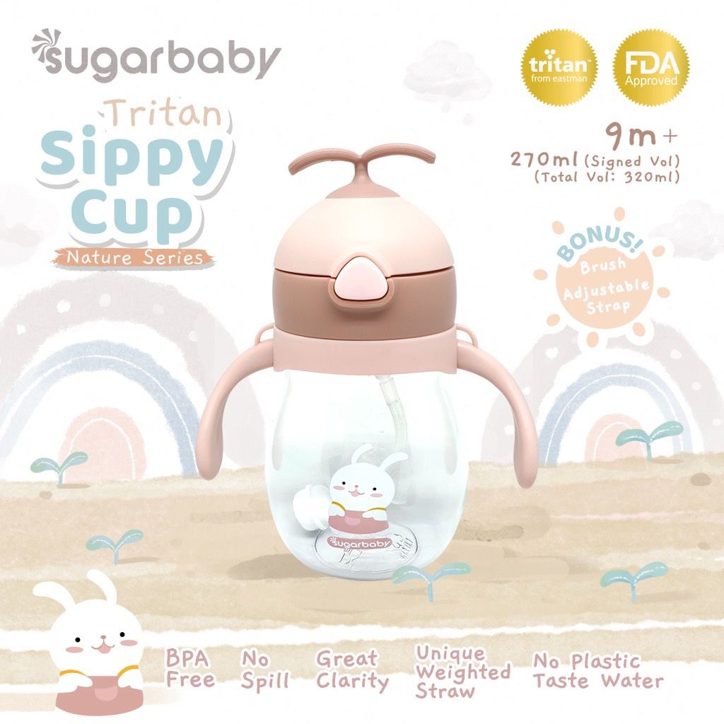 Sugar Baby Tritan Sippy Cup Nature Series - Tritan Cup - Training cup bayi