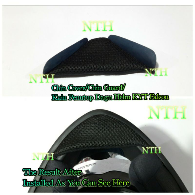 Chin Cover Chin Guard KYT Falcon Berkualitas.Kain Penutup Dagu Helm KYT Falcon Berkualitas