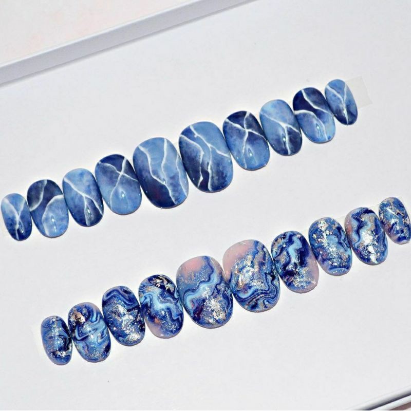 MARBLE ONLINE CLASS / KURSUS NAIL ART MARBLE ONLINE