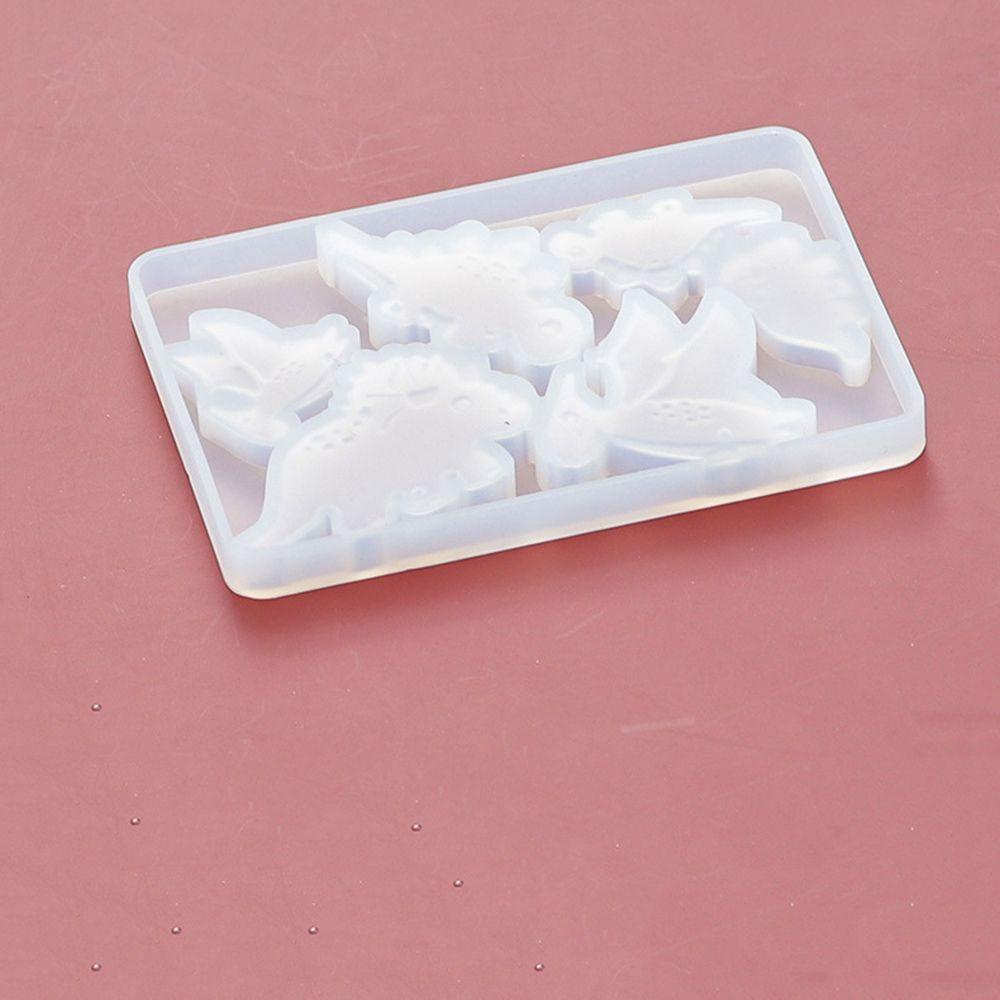 Preva Windbell Resin Cetakan Dekorasi Taman Rumah Lonceng Angin Liontin Lonceng Aeolian Gantungan Kunci Jurassic Dinosaurus