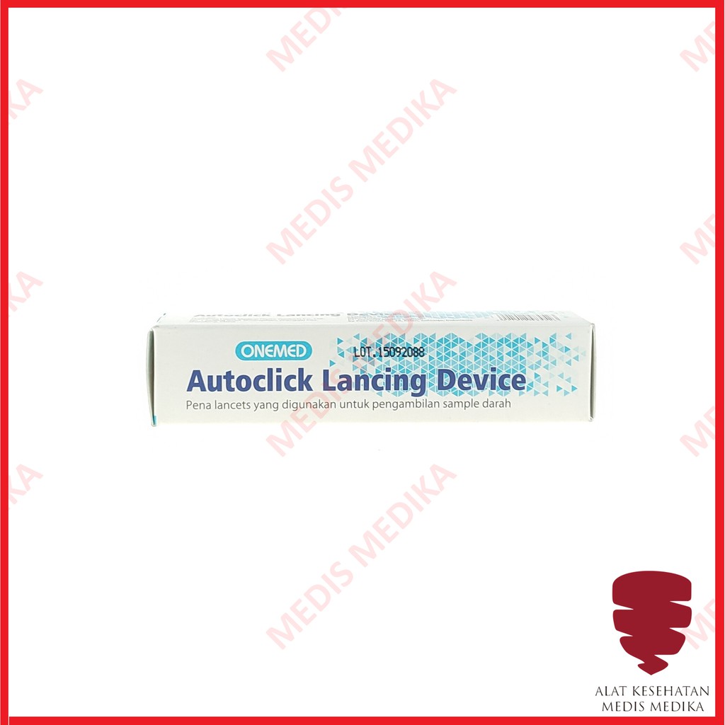 Lancing Pen Autoclick Onemed Device Pena Lancet Alat Ambil Darah Bekam Medical Rapid