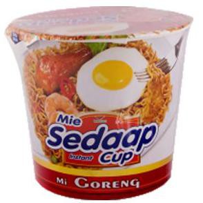 

1 KARTON MIE SEDAAP MIE INSTANT GORENG CUP 83/85G ISI 12