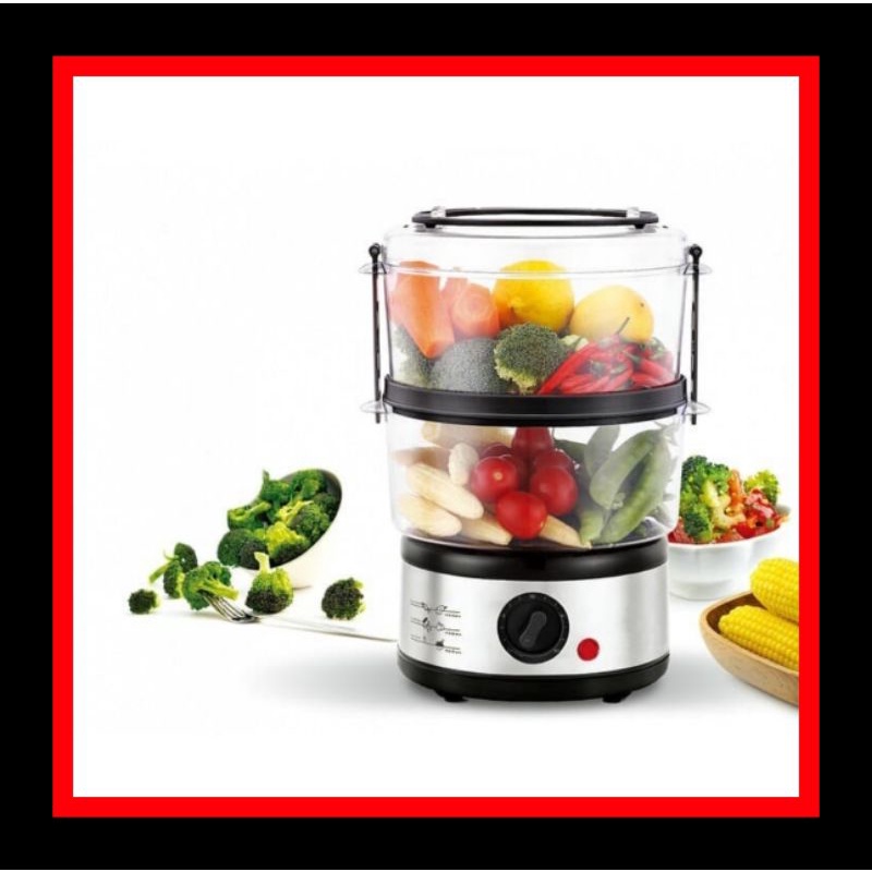 IDEALIFE-Food Steamer Alat Pengukus Makanan Kukusan Listrik IL-114