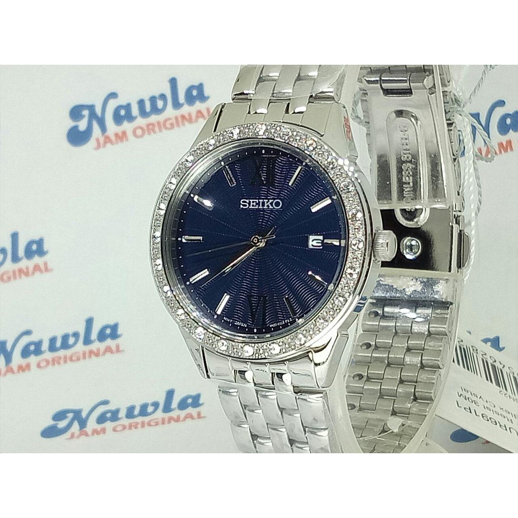 Seiko Ladies SUR691P1 Quartz Blue Dial - Jam Tangan Wanita SUR691