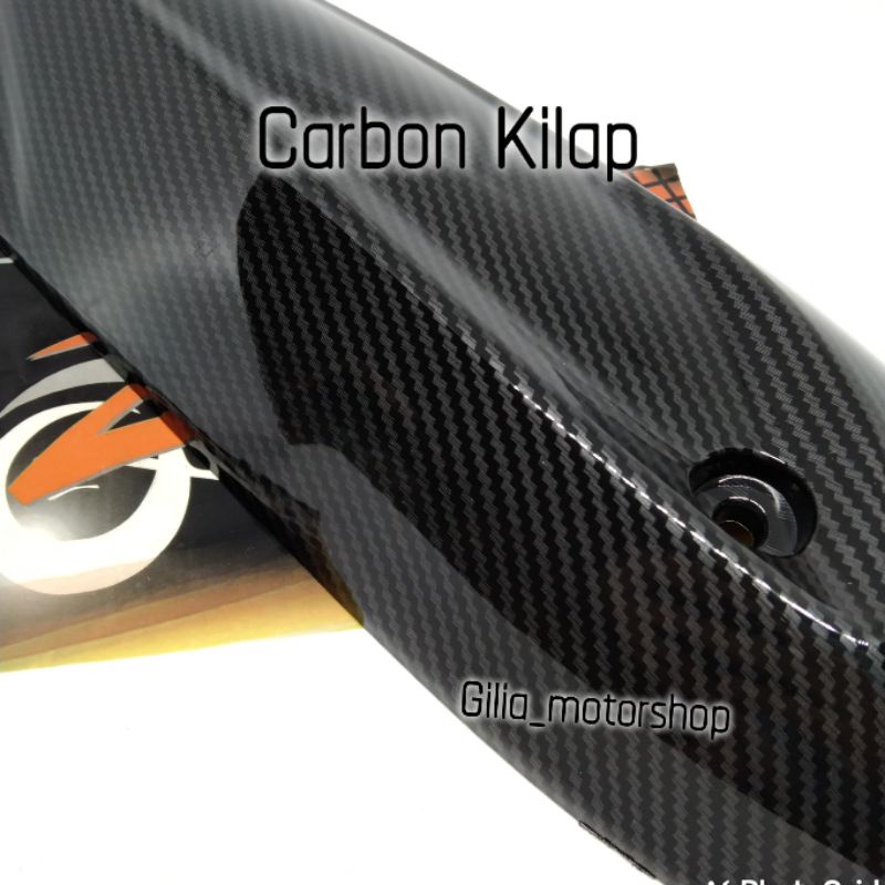 Tutup Knalpot Carbon Mio J Mio GT Mio Soul /Cover Tameng Carbon Knalpot Mio J Mio GT Mio Soul