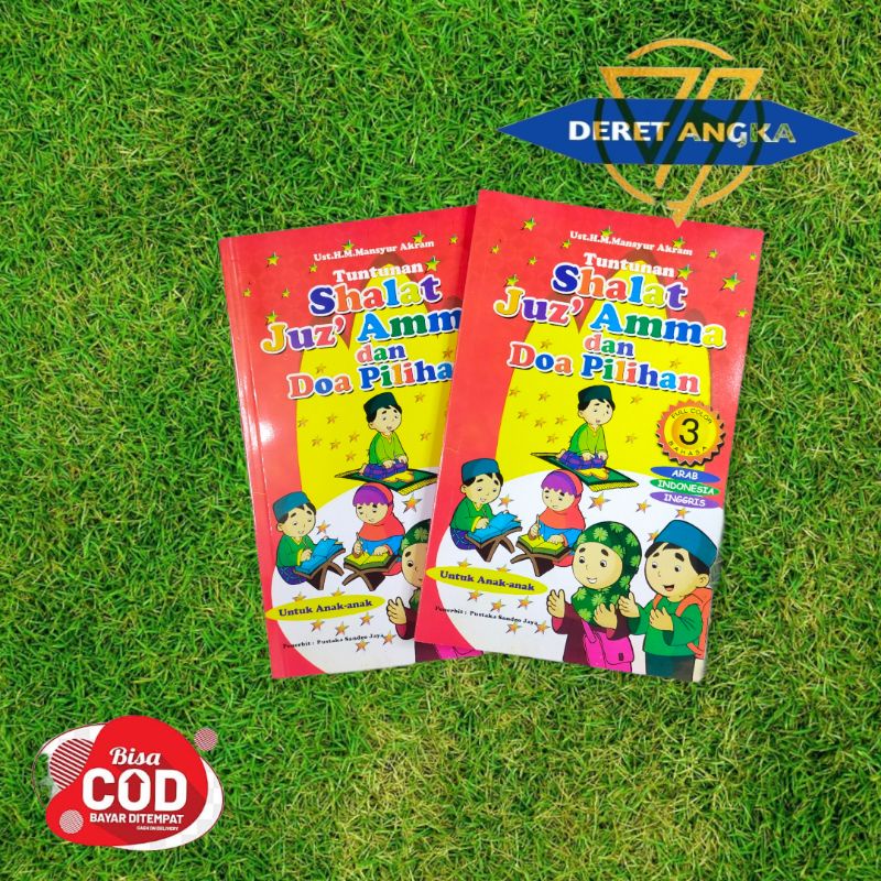 buku tuntunan shalat juzamma dan doa pilihan 3 bahasa