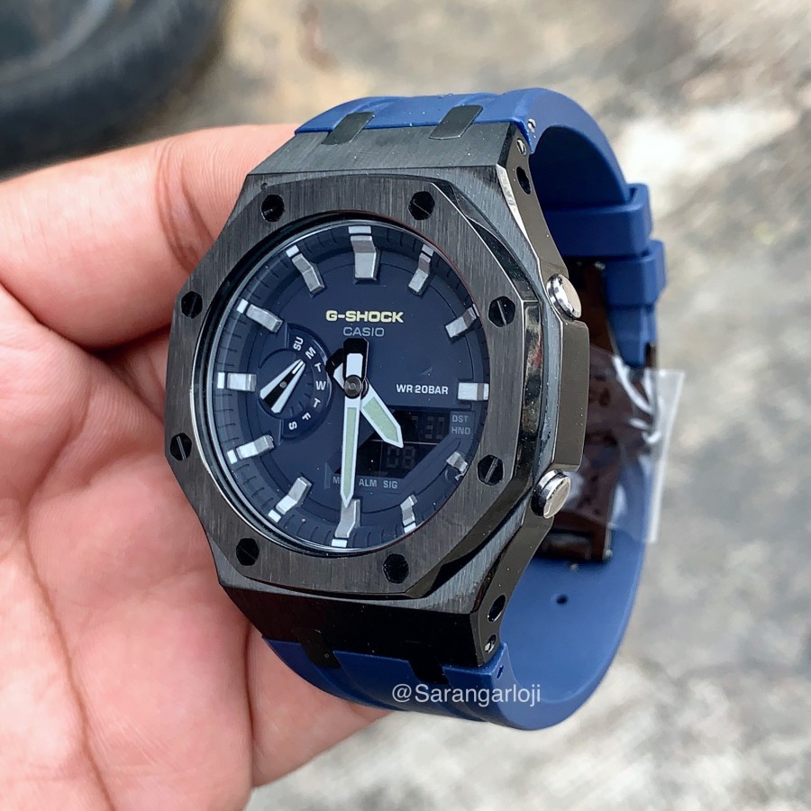 Jam Gshock Ga2100 Ga2110 Original Custom Oak Deep blue
