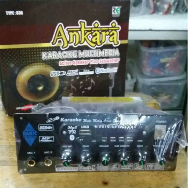 Kit Audio Power Amplifier Aktive Speaker Stereo MP3 - Bluetooth Ankara
