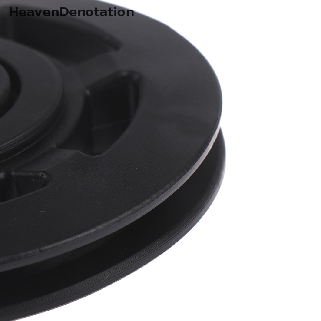 [HeavenDenotation] 95mm Black Bearing Pulley Wheel Cable Gym Equipment Part Wearproof