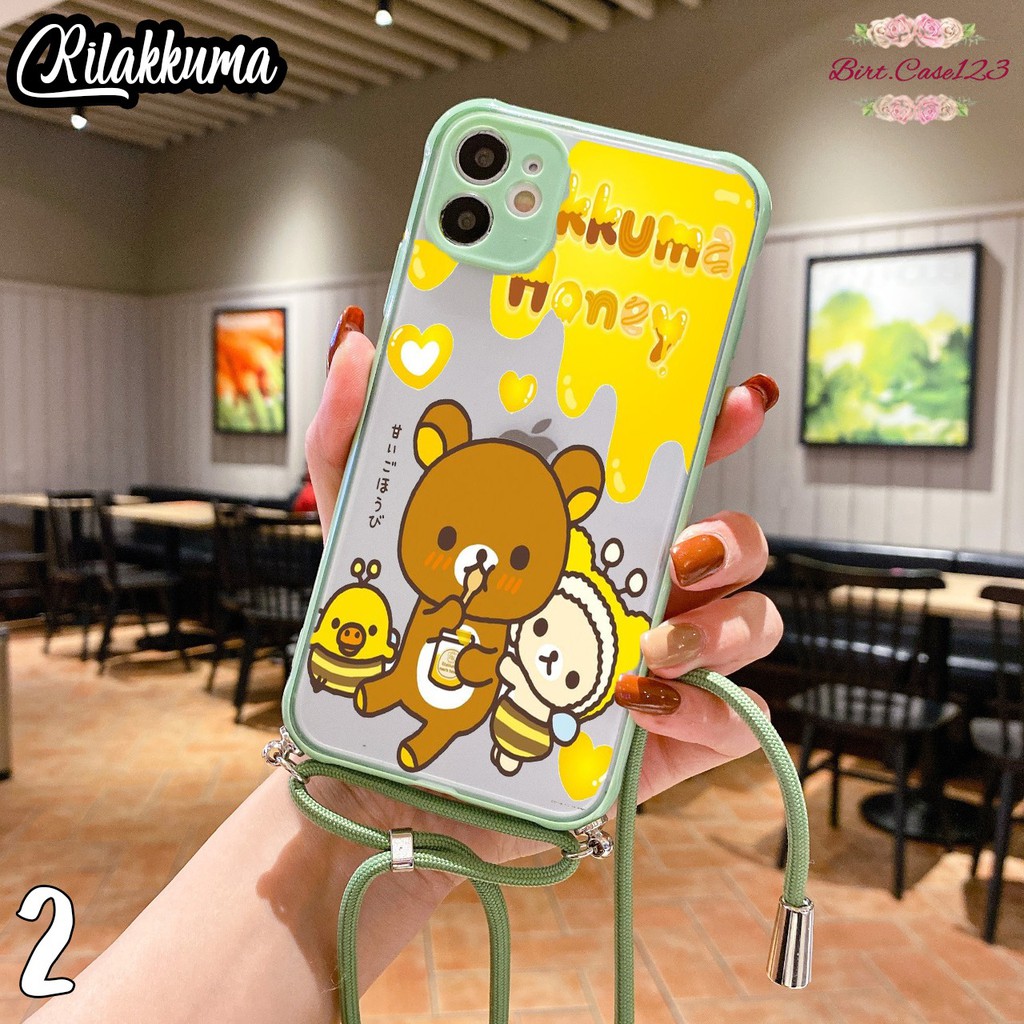 Softcase Slingcase Lanyard Choice RILAKUMA Vivo Y91 Y93 Y95 Y91c Y1s Y71 Y81 Y83 V5 Y66 Y67 BC3527