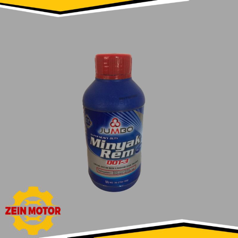 MINYAK REM CAKRAM DAN TROMOL MOTOR MERK JUMBO