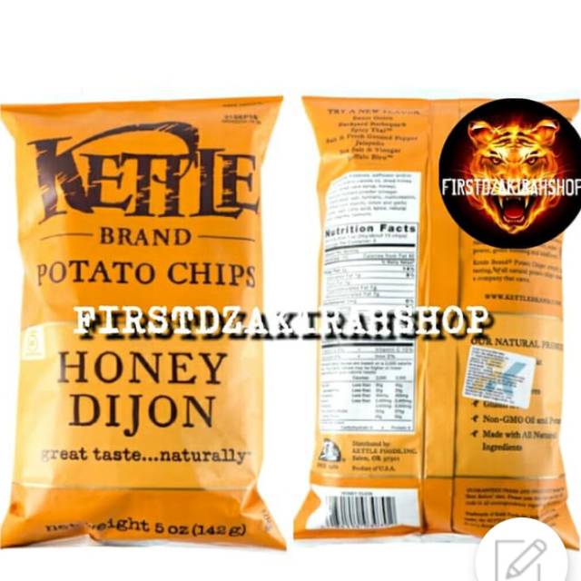 

Kettle brand potato chips honey Dijon 142gr