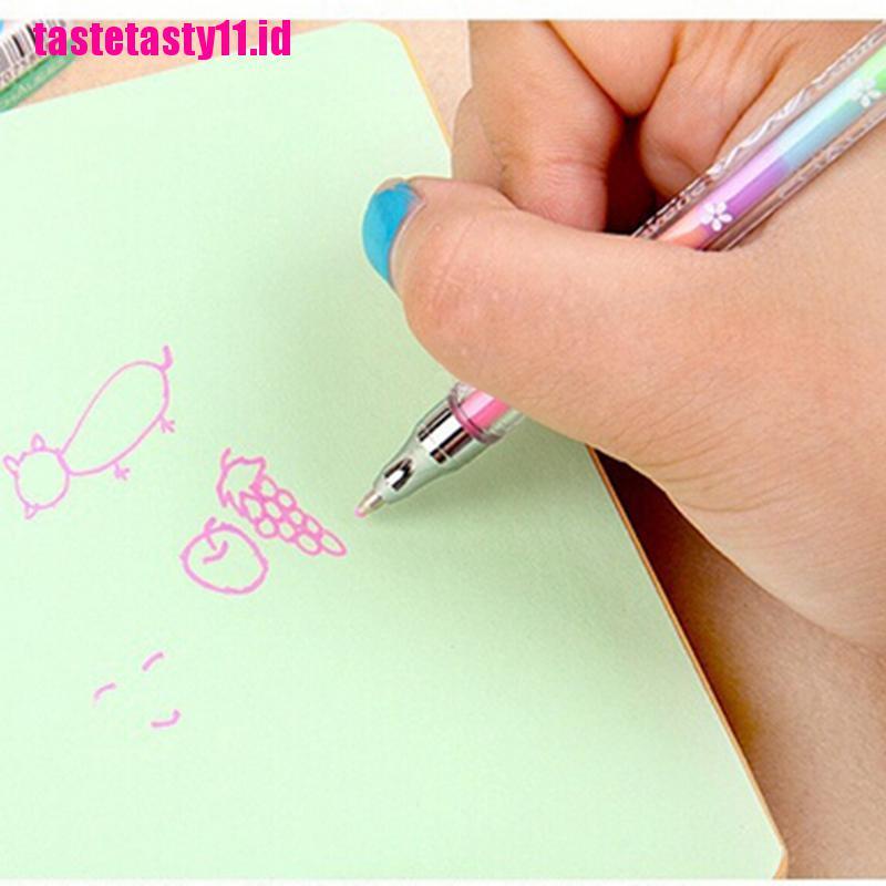 1 pc Pena Penanda Highlighter Desain Lucu 6 Bolpen