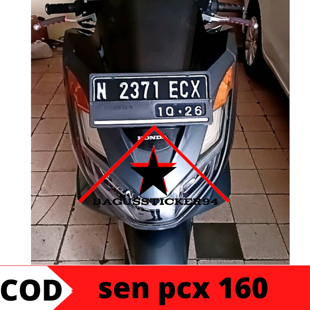 STIKER LAMPU SEN DEPAN BELAKANG MOTOR PCX 160