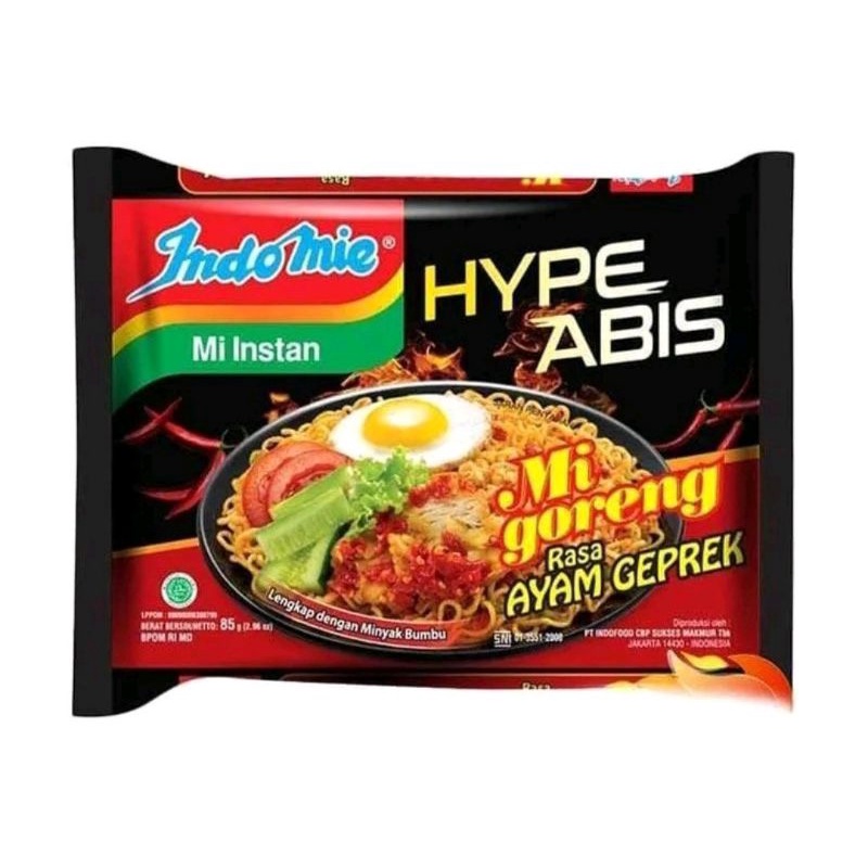 

mie sedap goreng rasa ayam geprek