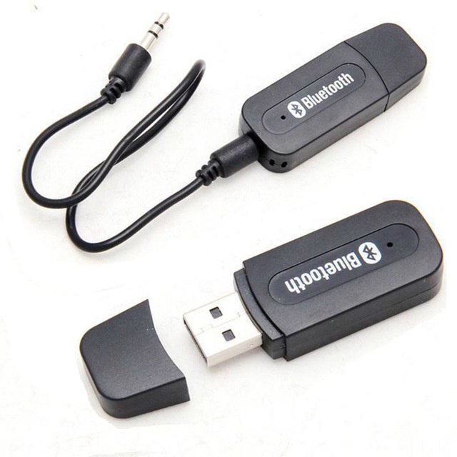 Kabel Audio USB Bluetooth Receiver Cable Aux Jack 3.5mm Aksesoris Handphone HP OCEANMART OCEAN MART Murah Grosir