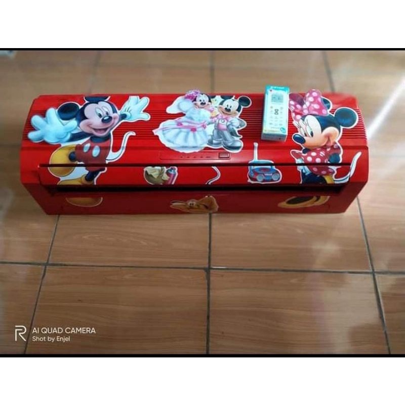 kipas angin model AC 2pk karakter remot