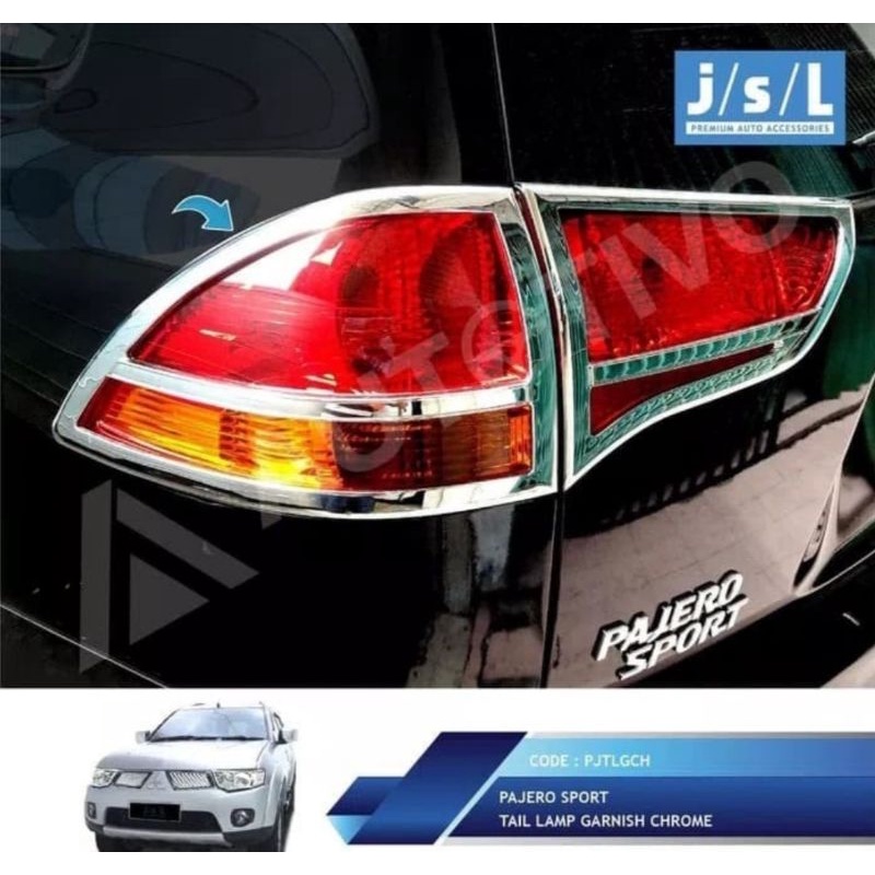 Garnish Lampu Belakang Pajero Sport 2010-2015