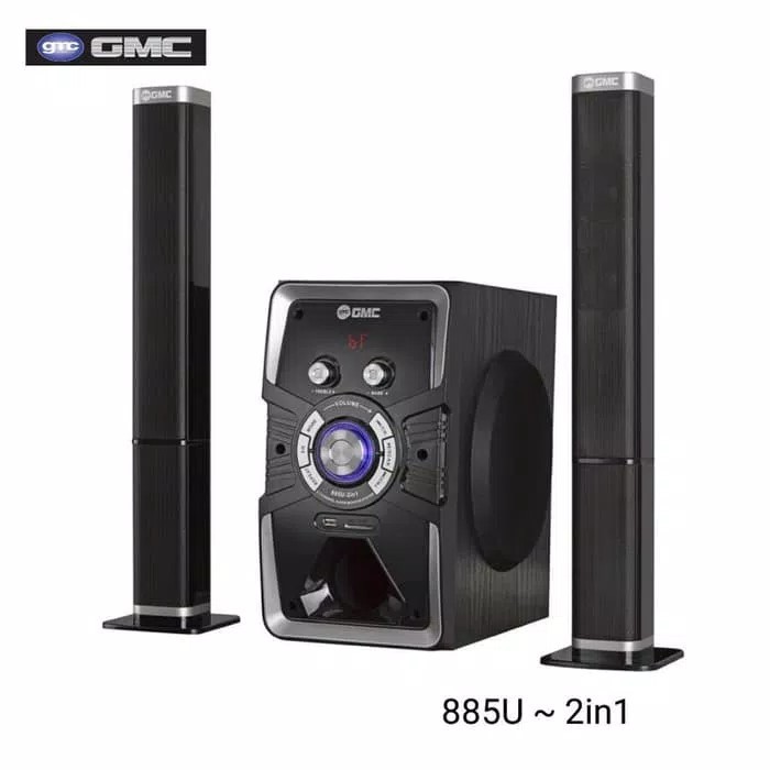 Speaker 2in1 Bluetooth GMC 885U-2in1BT 60Watt BISA JD SOUNDBAR