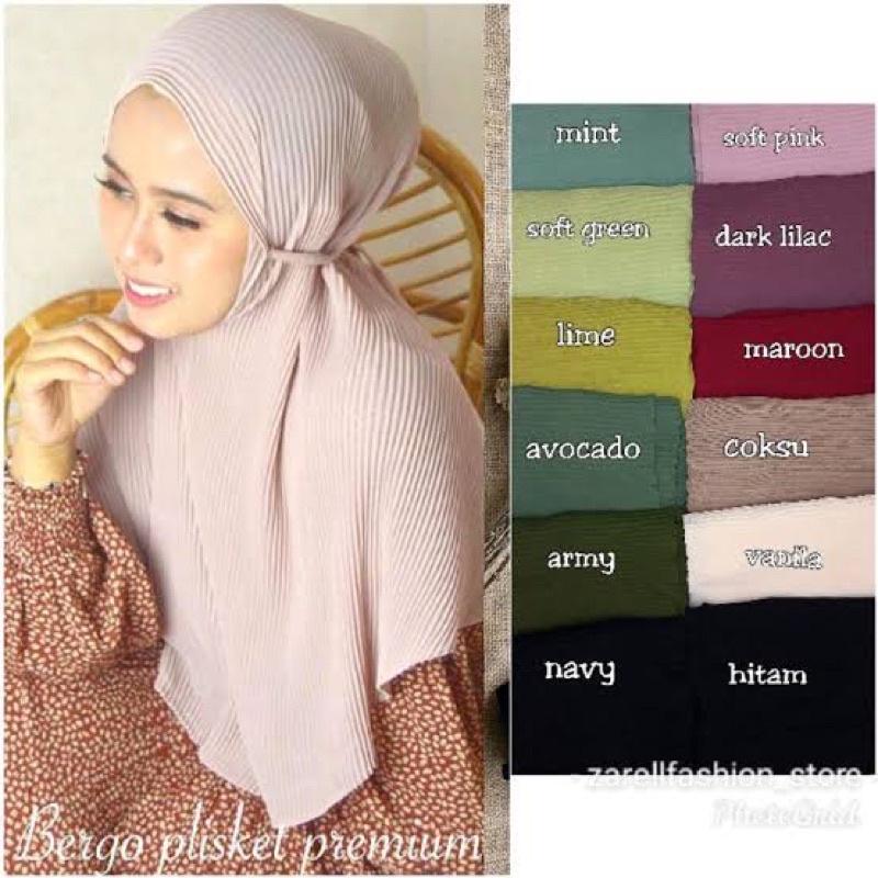 IMPORT - Bergo Plisket Full Premium