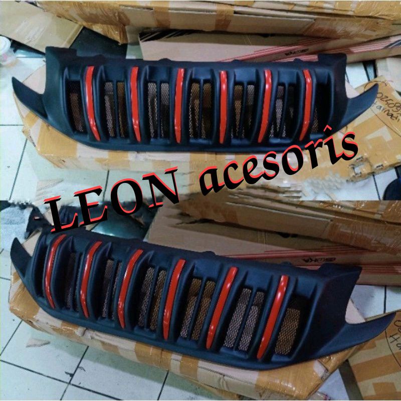 Grill Apollo Mobilio RS 2014-2016 Lis Merah