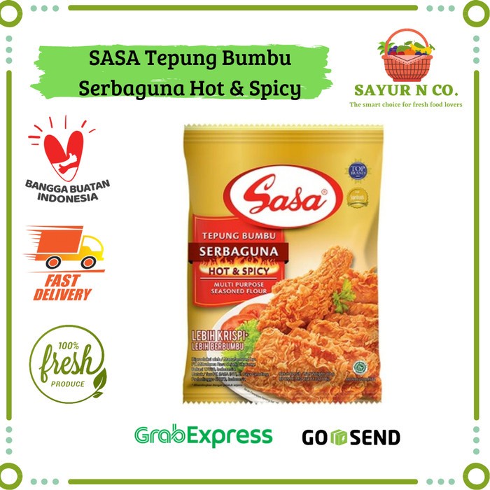 

SASA Tepung Bumbu Serbaguna Hot & Spicy | Sayur N Co Bekasi
