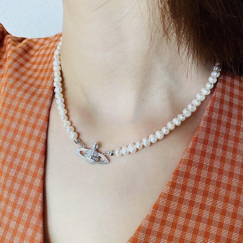 Vivienne Westwood Pearl Necklace and Bracelet (PRE-ORDER)