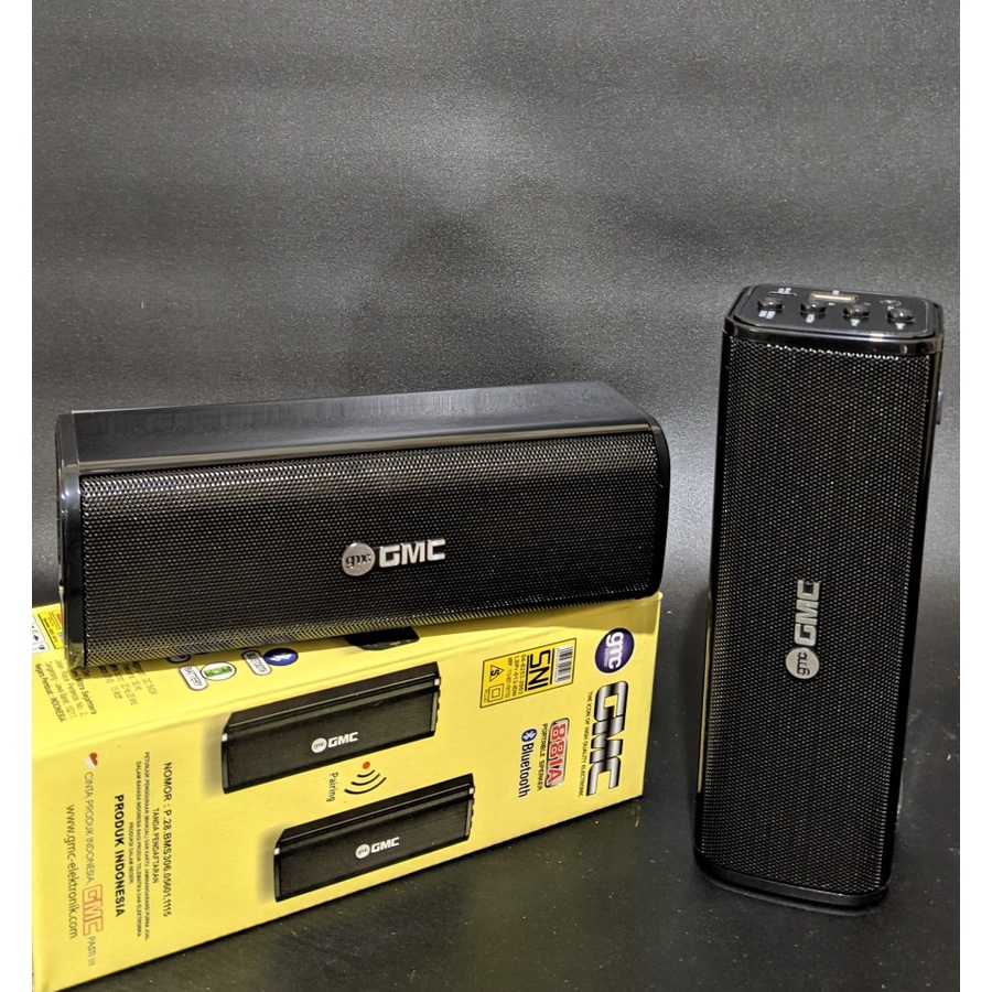 COD SPEAKER BLUETOOTH MULTIMEDIA GMC 881A X-BASS//SPEAKER SALON AKTIF X-BASS GMC 881A