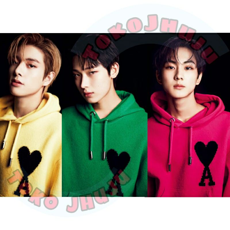 Jaket Hoodie Jumper Enhypen Amilove Logo besar kiri sablon hitam / Sunoo Jungwon Jake Fashion style