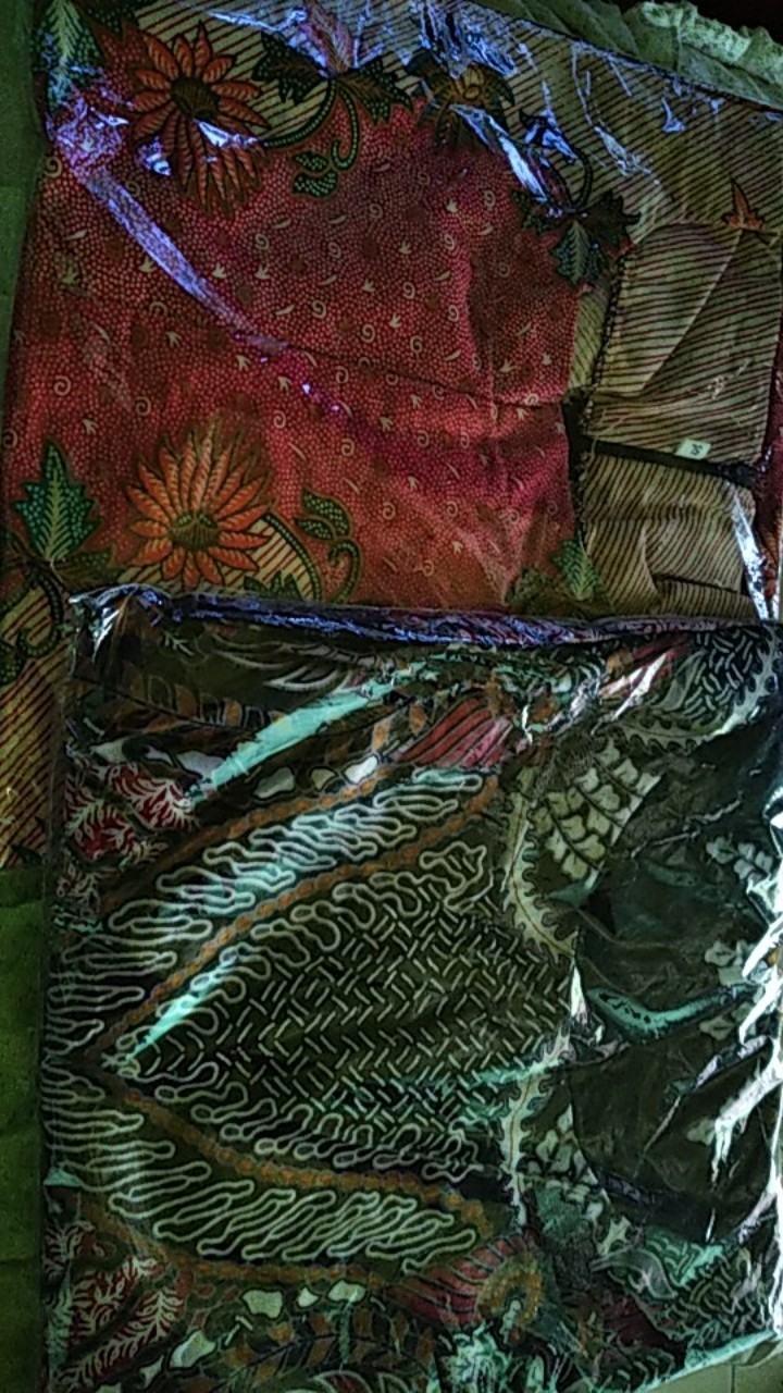2 Pcs Atasan Tunik Batik Ukuran S M L Xl Xxl Jumbo