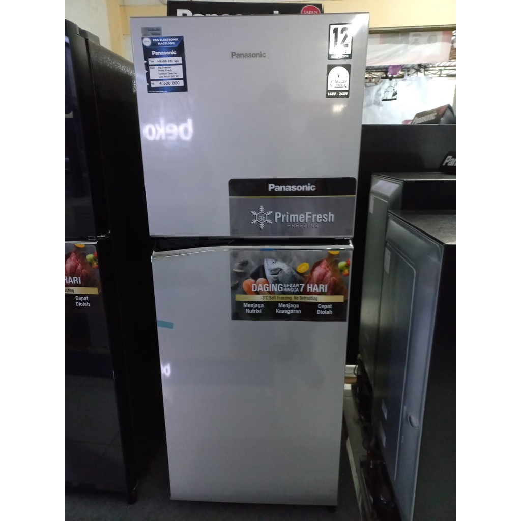 Kulkas Panasonic NR-BB 231 QS 2 Pintu 203 liter