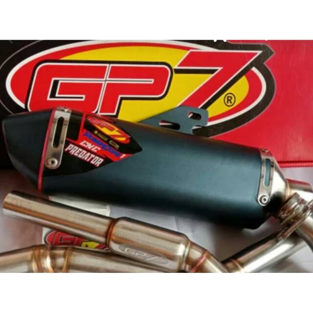 Knalpot Gp7 Cnc Predator Klx Bf Dtracker New Original