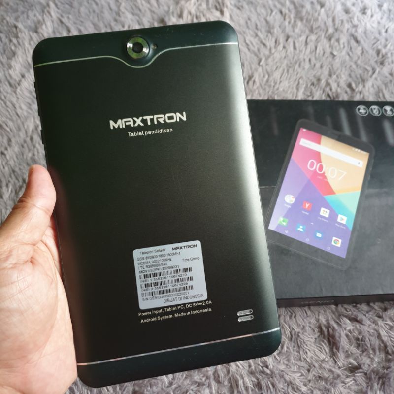 Tablet Maxtron 8inch 3/32gb second berkualitas